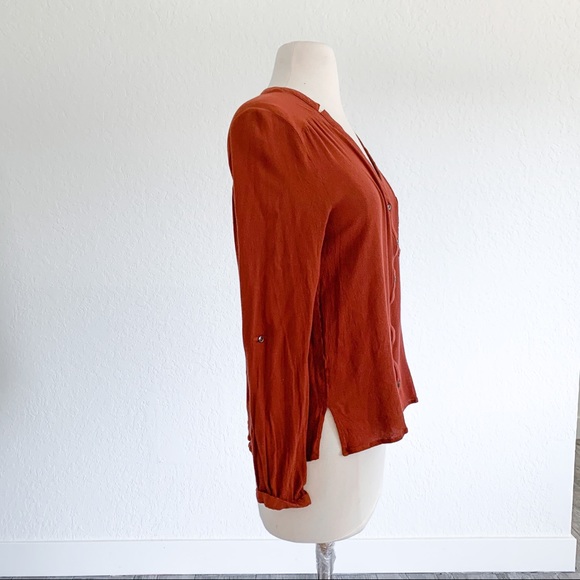 NBW SIS SIS Burnt Orange Blouse - Picture 4 of 8